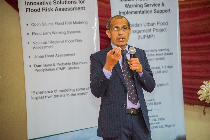 rmsi_disaster_management_and_community_consultant_expert_dr._murali_krishna_making_a_submission_at_the_day_2_session_of_the_flood_early_warning_stakeholders_workshop.